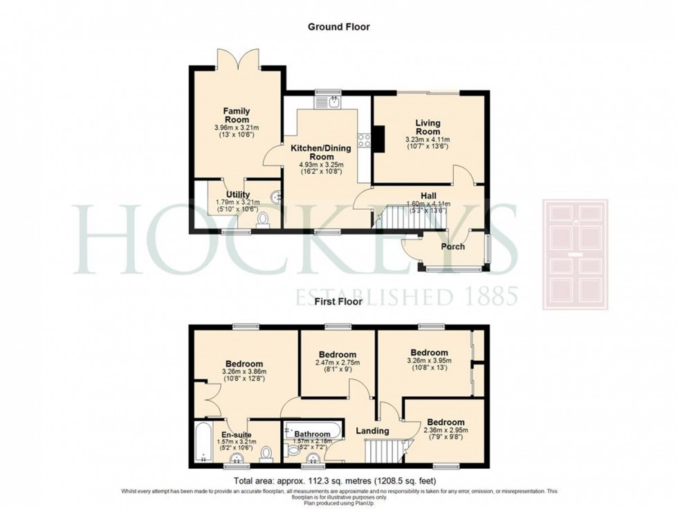 Floorplan for Elizabeth Way, Burrough Green, CB8