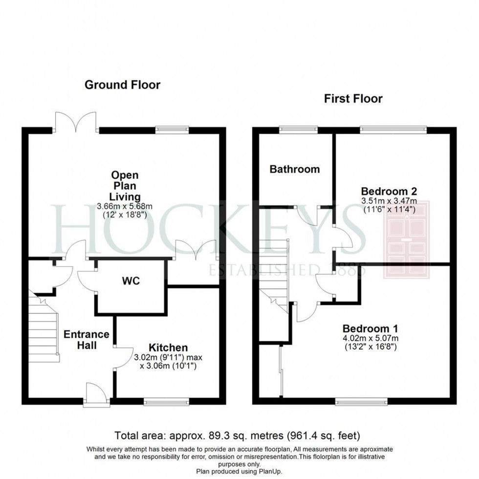 Floorplan for Seekings Close, Trumpington, CB2