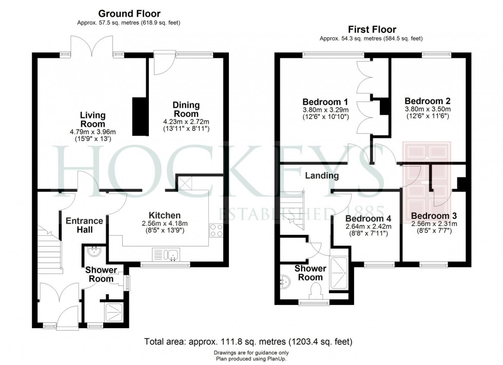 Floorplan for Dolphin Close, Linton, CB21