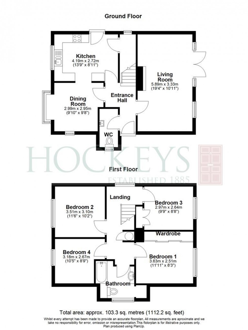 Floorplan for Thistle Green, Swavesey, CB24