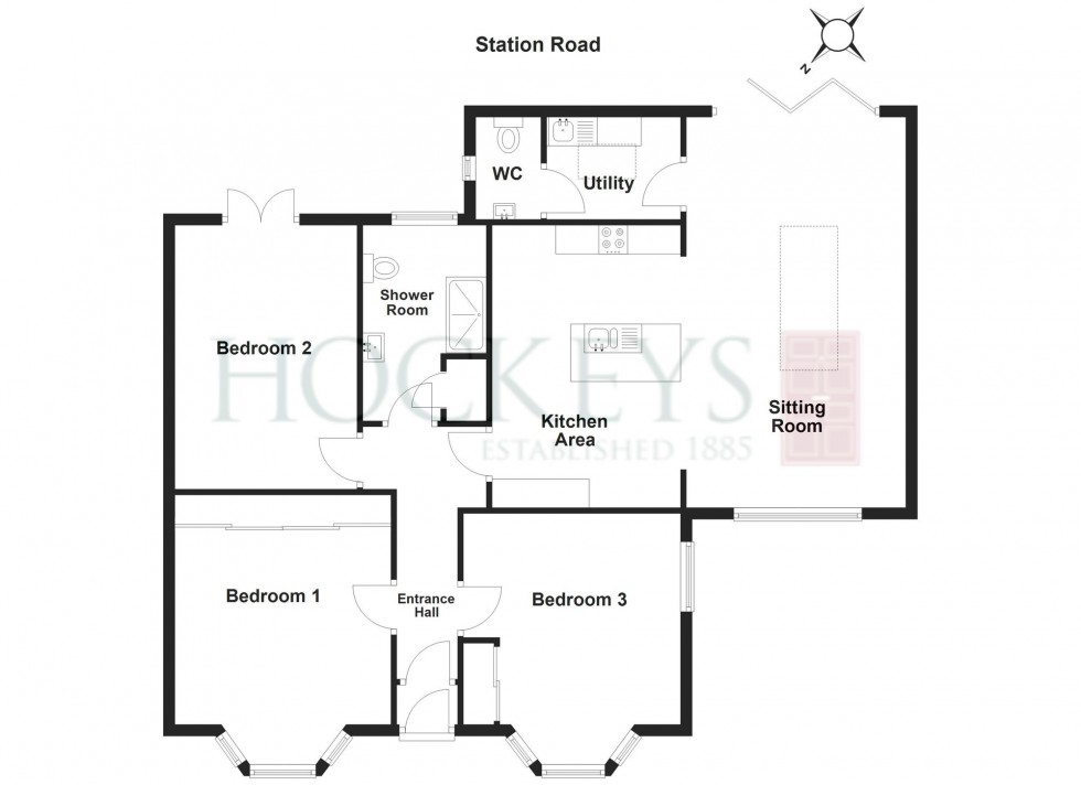 Floorplan for Station Road, Long Sutton, PE12