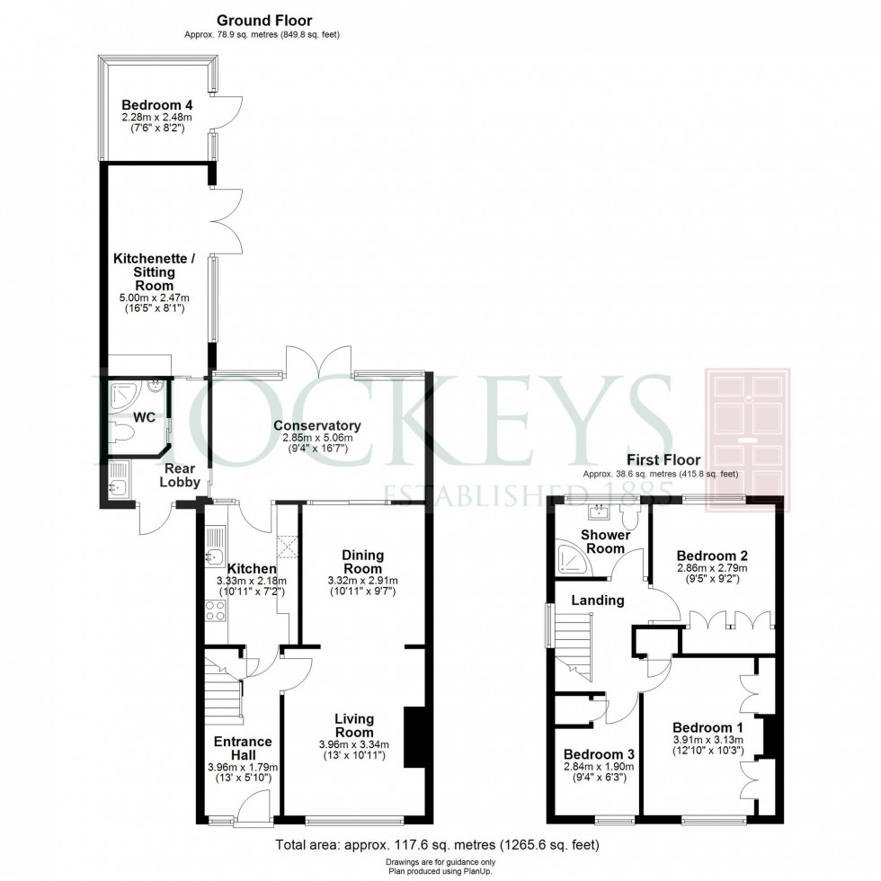 Floorplan for Kelsey Crescent, Cambridge, CB1
