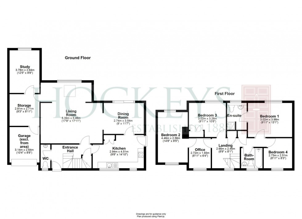 Floorplan for Chancellors Walk, Cambridge, CB4