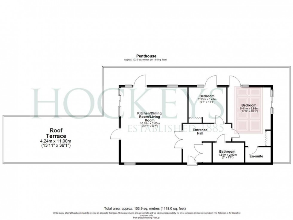 Floorplan for Kingsley Walk, Cambridge, CB5