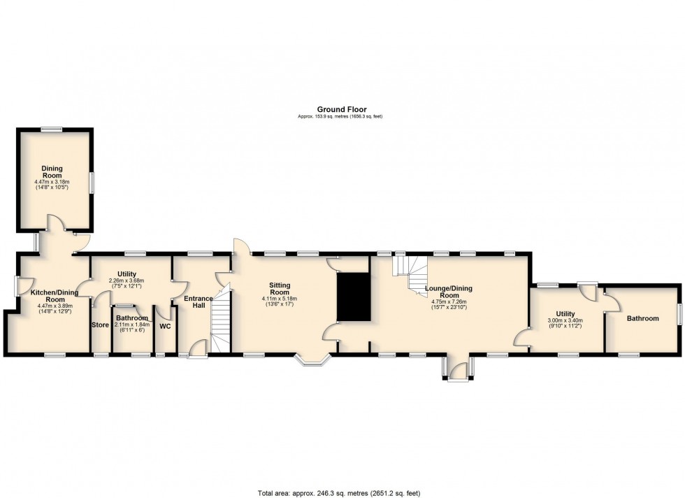 Floorplan for Stonebridge Lane, Fulbourn, CB21