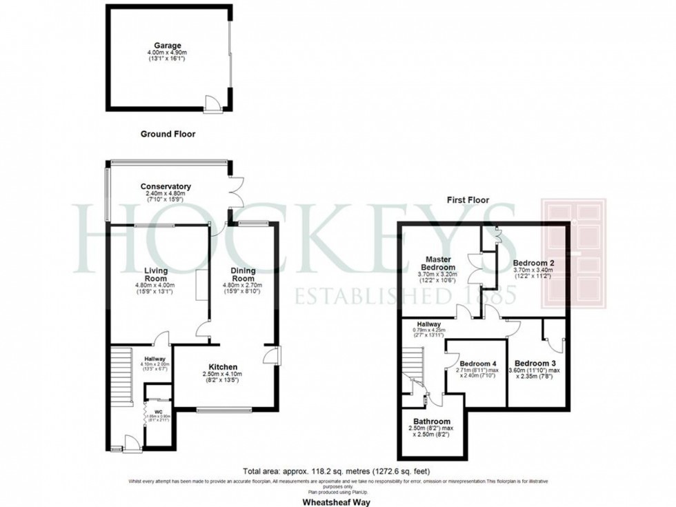 Floorplan for Wheatsheaf Way, Linton, CB21