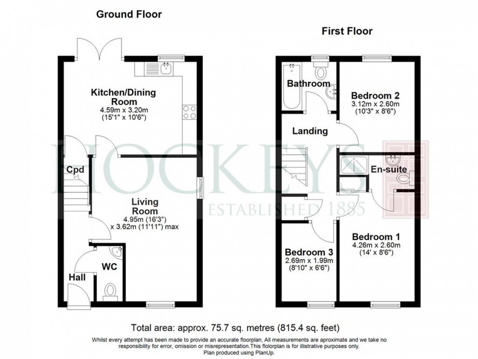 Floorplan for Peppercorn Drive, Northstowe, CB24